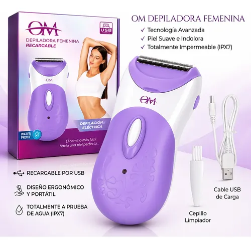 Depiladora Afeitadora Mujer, Facial Corporal
