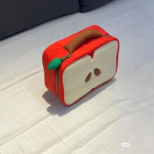 Bolsa De Maquillaje Creative Apple Portátil, Ligera Y De K