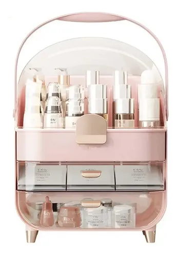 Organizador De Maquillaje Cosméticos Con Tapa Y Cajón Grande