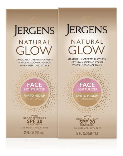 Loción Autobronceadora Facial Jergens Natural Glow, Fps 2…