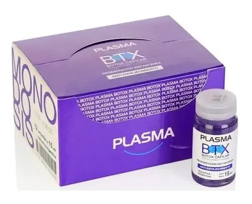 12 Ampollas Plasma 15ml Nutrición, Restauración, Regeneración