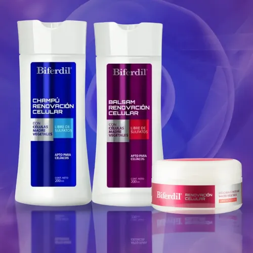 Shampoo Biferdil Renovación Celular X 200 Ml