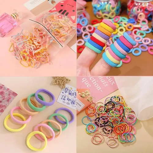 875 Mini Ligas For Cabello Elásticas Niña Accesorios Color