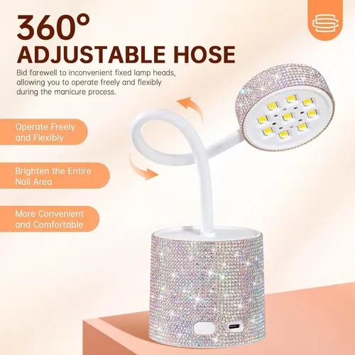 Lámpara De Uñas Uv Led Christine Shelly, Secado Rápido