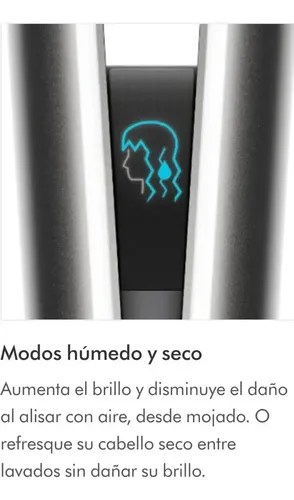 Dyson Planchita Airstrait De Pelo Seco Humedo !! Color Plateado