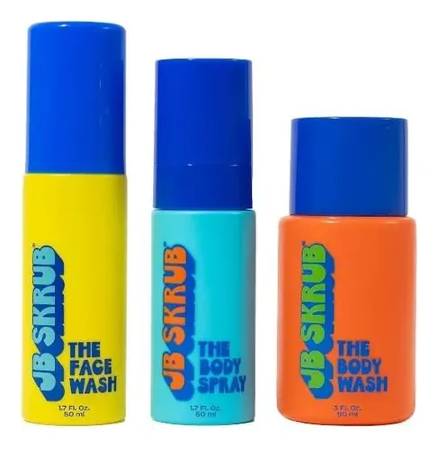 Set Cuidado Piel Infantil Jb Skrub Travel Trio