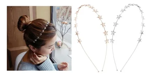 Diadema Con Forma De Estrella Para El Pelo, Con Forma De Laz