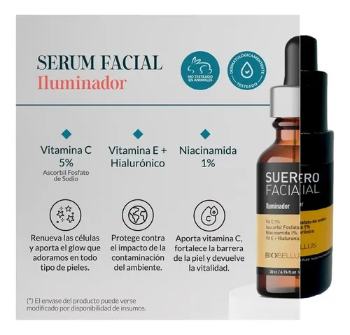 Sueros Faciales Antiedad 2 Unidades Biobellus