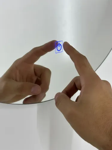 Espejo Redondo Led 60 Cm Con Encendido Touch Decolife
