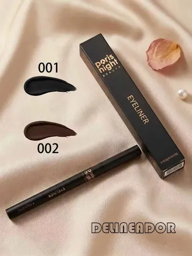 Delineador De Ojos Eyeliner 0.6g Paris Night Marrón Mate