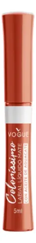 Labial Liquido Vogue Colorissimo Encanto Frutal Color Frutilla