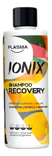 Shampoo Recovery Ácido Hialurónico Ionix Plasma 400ml