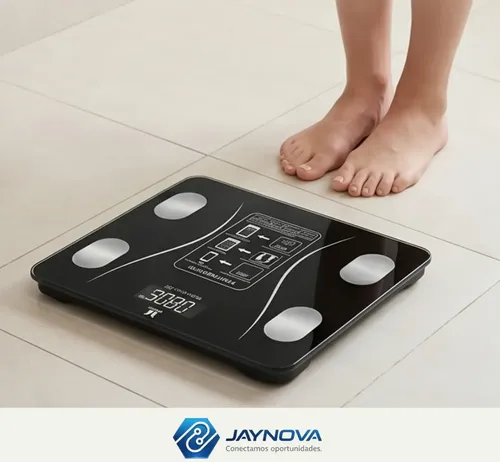 Balanza Digital Bluetooth Baño 180kg Grasa Corporal App Lcd