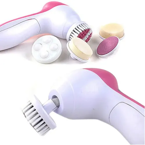 Cepillo Facial Masajeador Exfoliante Limpieza 5 En 1 A Pilas
