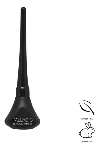 Delineador De Ojos Líquido 3.8ml Palladio Color Black shimmer