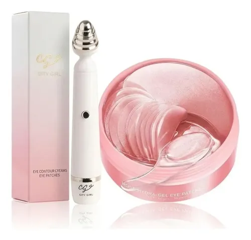 Parches Anti Ojeras Y Bolsas + Masajeador Facial