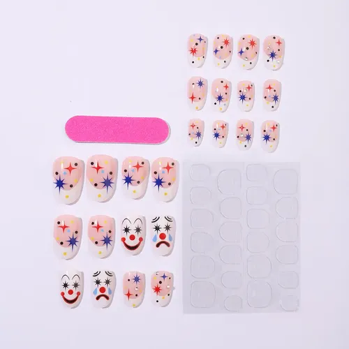 Dos Cajas De Uñas Postizas De Estrella Con Expresión De