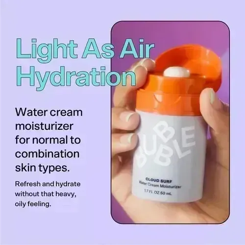 V Crema Hidratante Con Burbujas Para El Cuidado De La Piel C