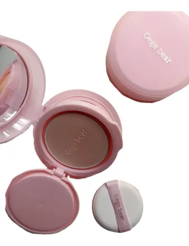 Gege Bear Base Maquillaje Y Polvo Compacto Air Cushion Tono 02