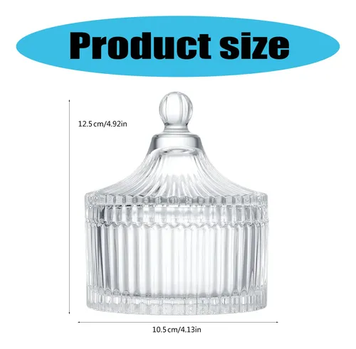 3 Pieces Extra Large Body Powders Puff With Clear Glass