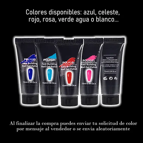 Kit Completo Para Hacer Uñas En Polygel Con Capsulas Paso A