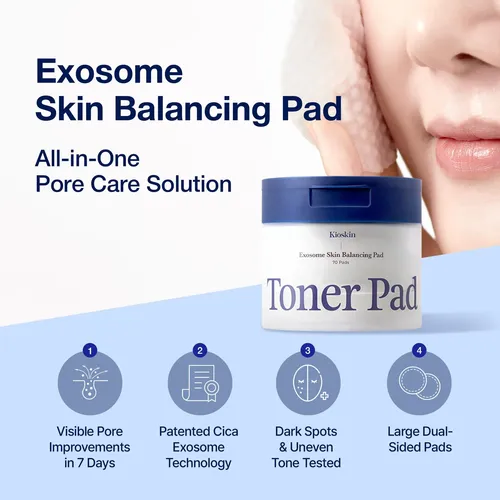 Almohadillas Tónicas Exfoliantes Kioskin Brightening Con Aha