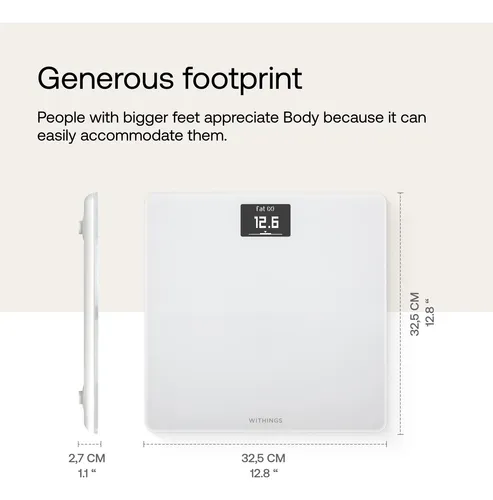 Báscula Inteligente Withings Body Digital Wi-fi Con Sincroni