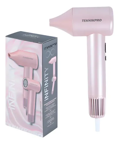 Secador De Pelo Teknikpro Profesional Infinity Ionic Rosa