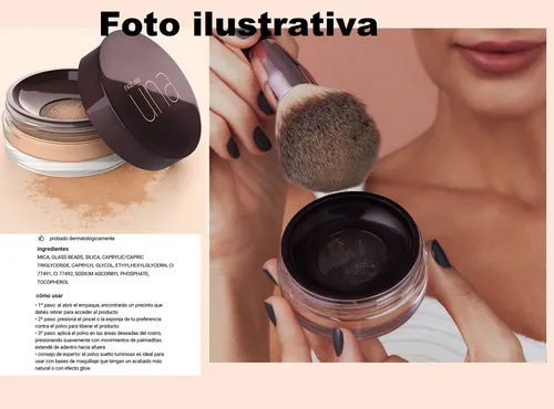 Polvo Suelto Luminoso 8g Una Natura Vegano
