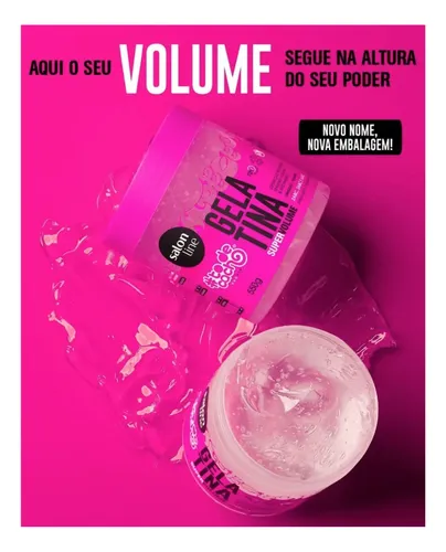 Salon Line Gelatina Super Volumen Definición 550g X3