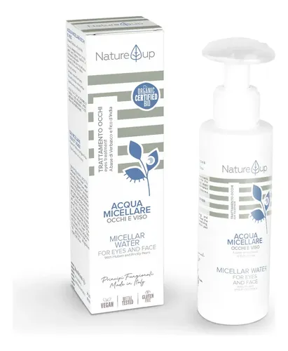 Agua Micelar Nature Up 150ml Desmaquillante Orgánico Piel Sensible