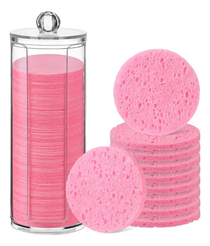 Esponjas Faciales Comprimidas Sieral 120 Unidades Con Conten