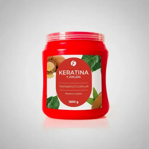 Baño De Crema Keratina Argan 1k