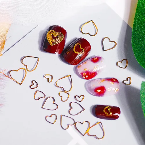 Pegatinas De Metal Para Decoración De Uñas, Manicura, 500 Un