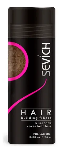 Fibras Capilares Sevich Pote 25g Medium Brown Castaño Medio