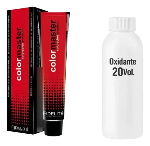 Tintura 222 Cherry Colormaster Fidelité + Oxid. 20vol 90ml (222 Cherry + Tubo 20vol 90ml)