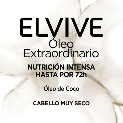 Pack Shampoo Elvive Óleo Extraordinario Coco 400 Ml