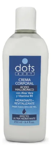 Crema Corporal Ácido Hialuronico Ultra Hidratante Dots 250ml
