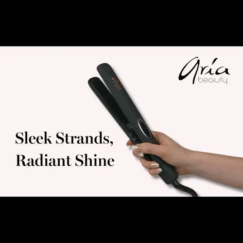 Plancha De Pelo Aria Beauty Stand Out 1 Black Infrared