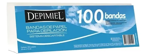 Bandas Papel 100 Unidades Depimiel Depilacion Cera