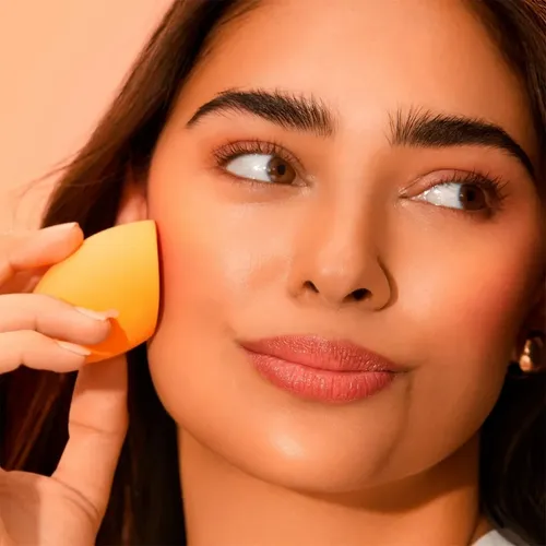 10 Piezas Esponja De Maquillaje Milagrosa Naranja Mediana