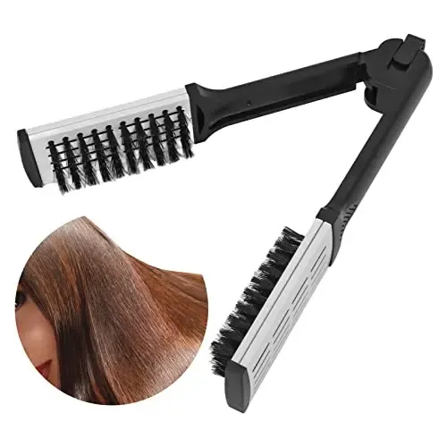 Cepillo Alisador De Pelo Con Cerdas De Jabalí, No Eléctrico,