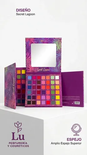 Paleta De Sombras Profesional 42 Colores Mate Alto Pigmento
