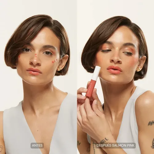 Holista Skincare Blush Rubor Líquido 8 Ml Tono Del Maquillaje Salmon Pink
