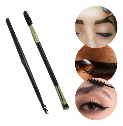 Pincel De Ojos Doble Punta 2 Unidades