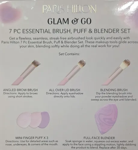 Brochas De Maquillaje Y Accesorios Set Paris Hilton