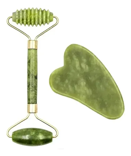 Stone Neck Body Natural Gua Jade Roller Sha Face Natural