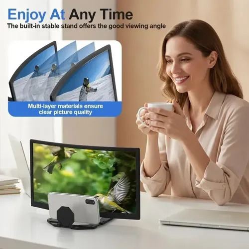 Amplificador Pantalla Móvil 12 Pulgadas Anti Luz Azul Portát