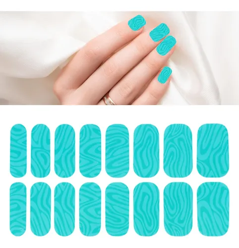 4 X 2×16 Piezas De Pegatinas De Gel Para Uñas, 4 Piezas