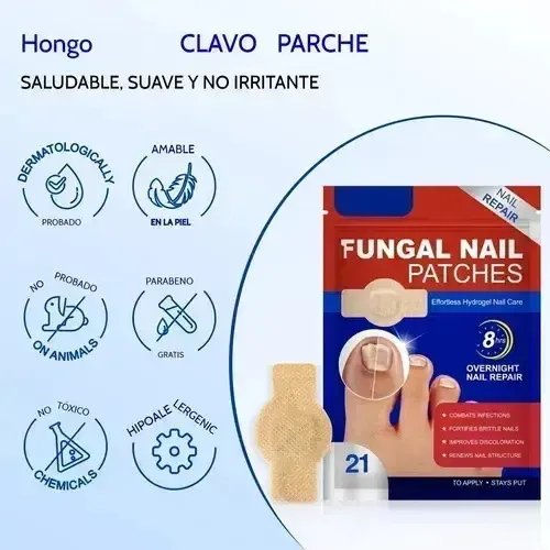 Parches Para Uñas Jf Fungal, 63 Unidades